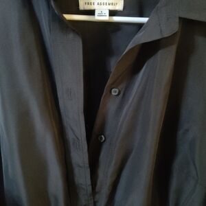 Free Assembly Women's Long Sleeve Dress - Black